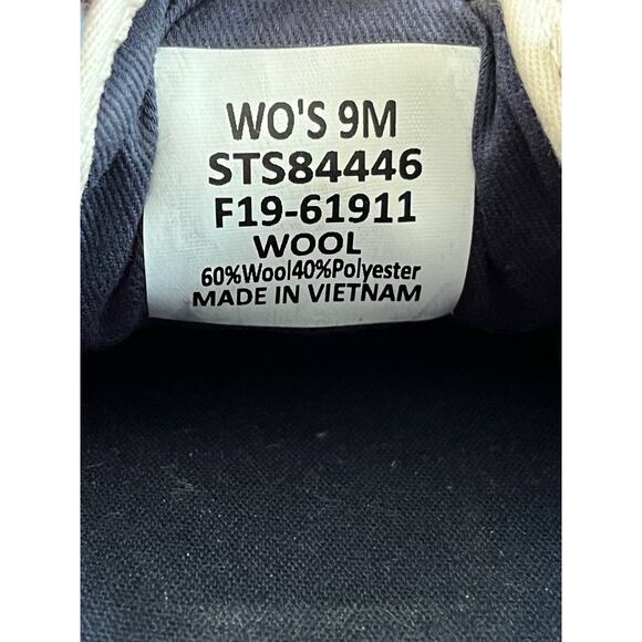 Sperry Pier View Gray Striped Wool Sneakers | Size 9 Women's - Picture 9 of 9